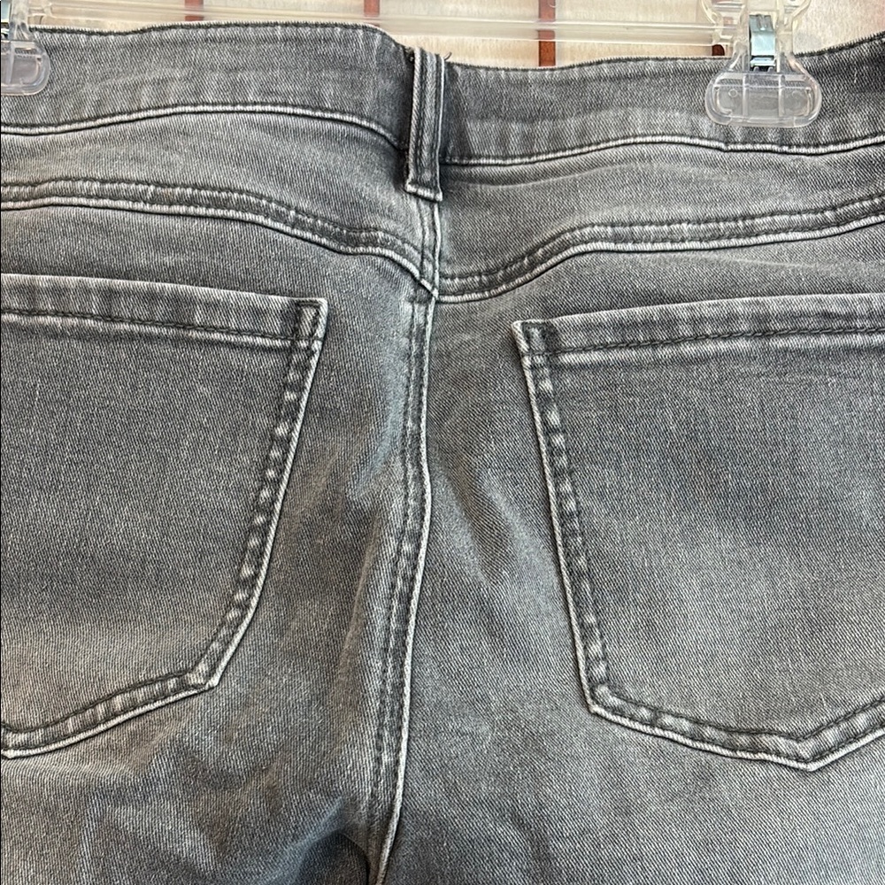 Cabi Button Fly Straight Women's Gray Jeans, 8 - Picture 5 of 9